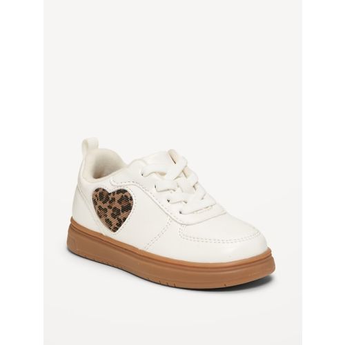 Faux-Leather Sneakers for Toddler Girls