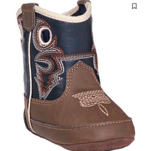 Double Barrel Infant Boys' Trace Baby Bucker Boots - Round Toe