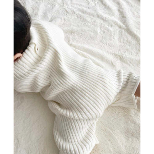 Powder Ribbed Knit Tee Playsuit