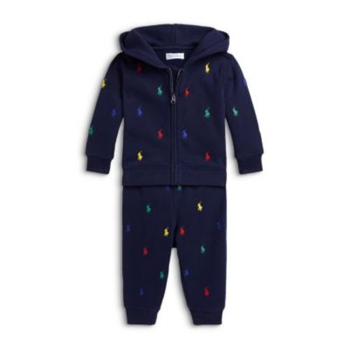Polo Boys' Polo Pony Fleece Hoodie & Pants Set - Baby