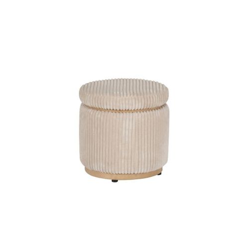 Nursey Storage Ottoman - Corduroy Cream