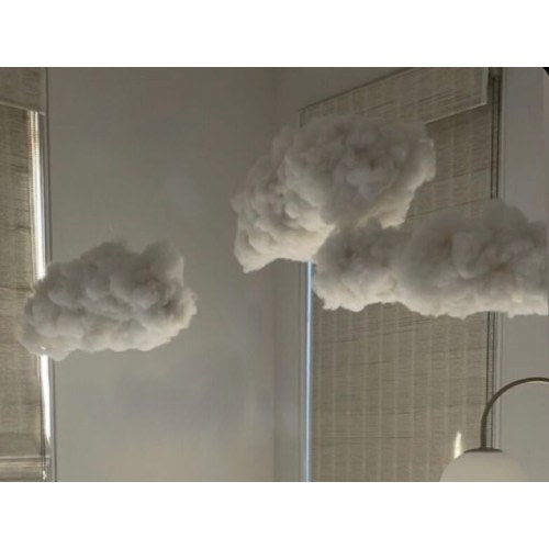 Dreamy Cloud Lanterns: Hanging Nursery Decor with Twinkle Lights