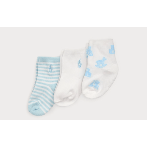 Polo Bear Ankle Sock 3-Pack