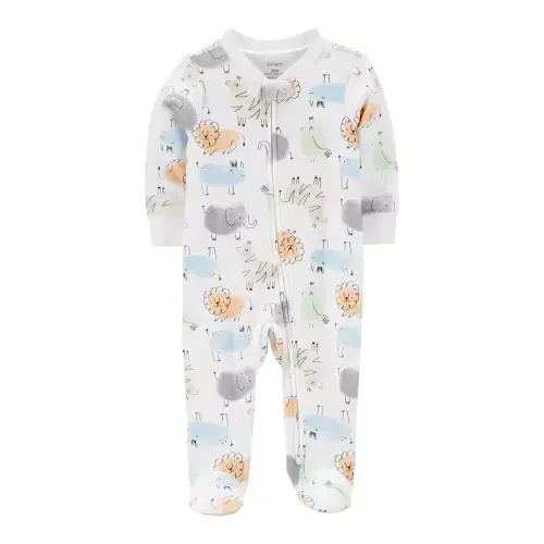 Baby Carter's Animal 2-Way Zip Sleep & Play. 3 months