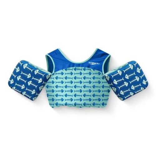 Speedo Splash Jammer Tin Can Swim Club Kids' Life Jacket Vest - Blue Youth Jacket (Size by Weight)