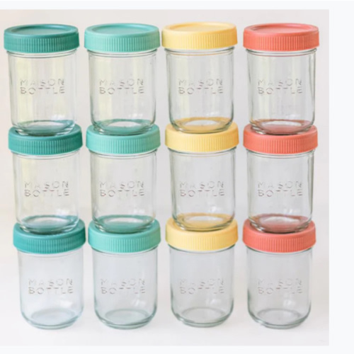 Breastmilk Storage Jar Set – Mason Bottle