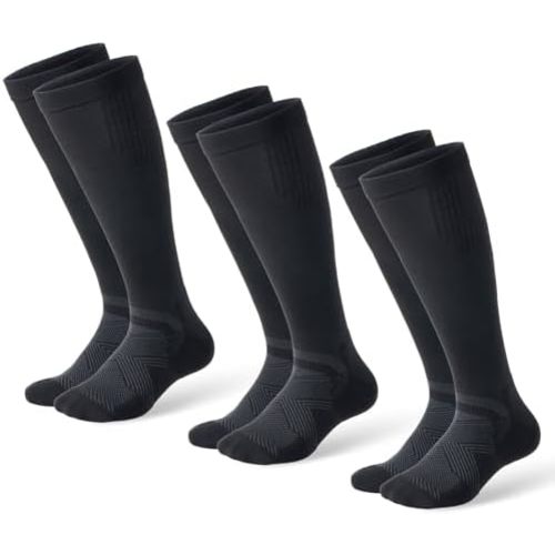 Compression Socks for Women and Men,15-20 mmHg Support(3 Pairs)