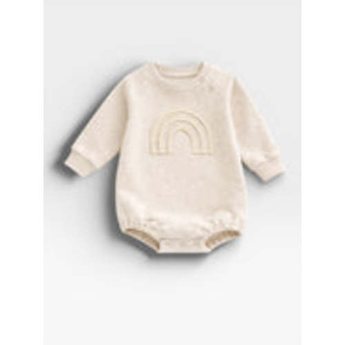 Unisex Long-Sleeve Baby Romper – Cozy Everyday Knit Essential – PureBaby Sprout