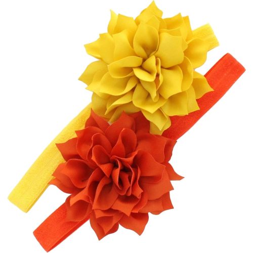 My Lello Petal Flower Headbands Baby - Girls - Toddler Stretchy Elastic Pair