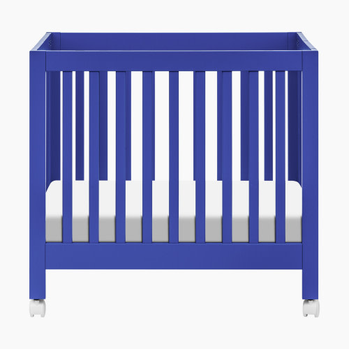babyletto Origami Mini Crib - Cobalt