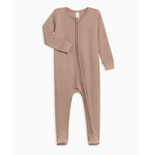 Colored Organics Zipper Sleeper, 0-3 Month