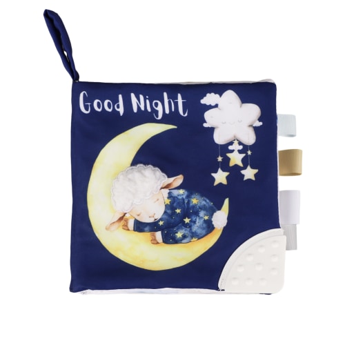 Ali+Oli Baby Cloth Crinkle Book –  Good Night