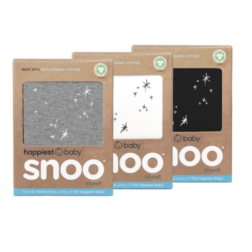 Bassinet Fitted Sheets | Color: Black - Ivory - Black