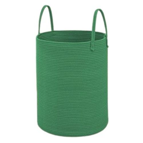 Home Collection Large Woven Laundry Basket Hamper 60L Dark Green