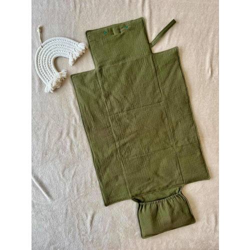 Portable changing pad - Moss green | Pastel Baby