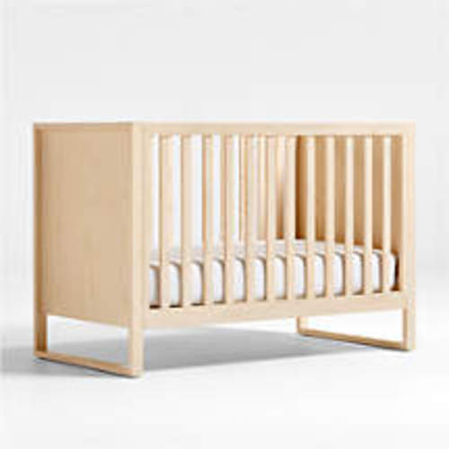 Gemini Sunwashed Ash Wood Convertible Crib