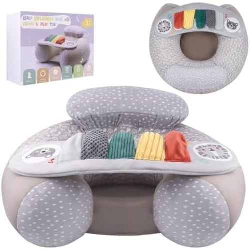Inflatable Baby Sit Me Up Floor Seat, Baby Seat for 3-36 Months