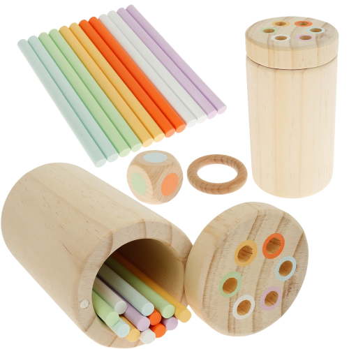 NewSoul Montessori Toys for 1-3 Year Old,Wooden Learning Color Sorting Toys for Toddlers Age 1 2 3,Fine Motor Developmental Infants Sensory Matching Games,Busy Board 18 month old Baby Boys Girls Gifts