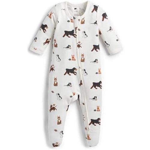 monica + andy Baby Organic Zipper One-Piece