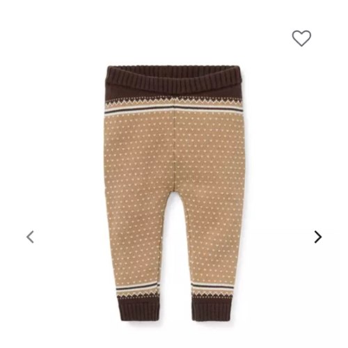 Baby Coffee Milk Fair Isle Baby Fair Isle Sweater Pant by Janie and Jack