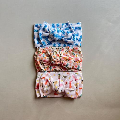 Cowgirl Chunky Knot Bow, Cowgirl Baby Headband, Country Baby Headband, Country Girl Headband