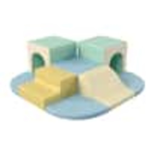 Unbranded Colorful 9-Piece Soft Foam Climbing Blocks, Crawl and Climb Foam Play Set for Toddlers KIKIO204603