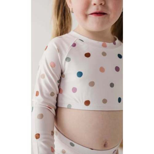 Girl's Two-Piece Crop Swimsuit Spring Polka Dots - Babysprouts | Maisonette