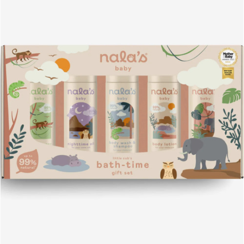 Nala's Baby Nala's Baby Bath-time Gift Set (x5 200ml) | Childsplay Clothing