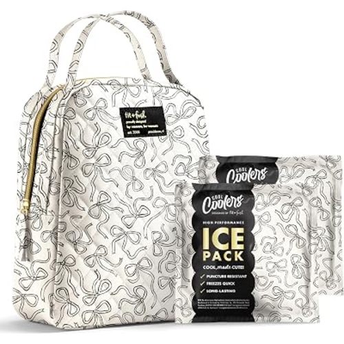Fit & Fresh Insulated Bottle & Beyond Bag - Baby Bottle Cooler w/Ice Packs