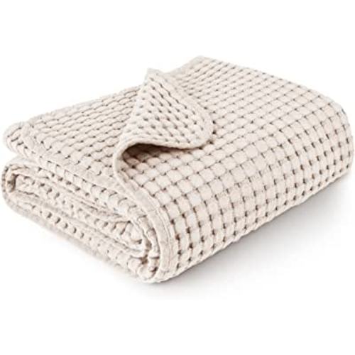 Amazon.com: Konssy Waffle Baby Blankets, Nursery Blankets for Boys Girls, Swaddle Blankets Neutral Soft Lightweight Toddler and Kids Throw Blankets(Oat) : Baby