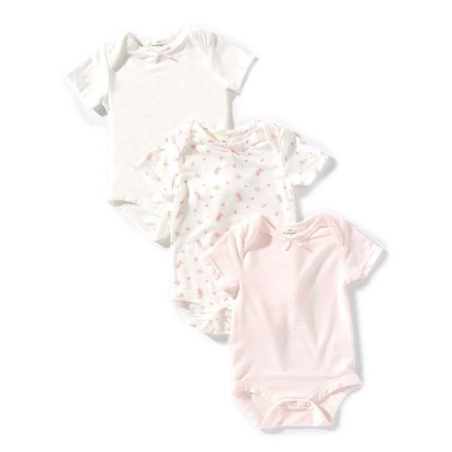 Starting Out Baby Girls Knit Ballet 3-Pack Bodysuits Set