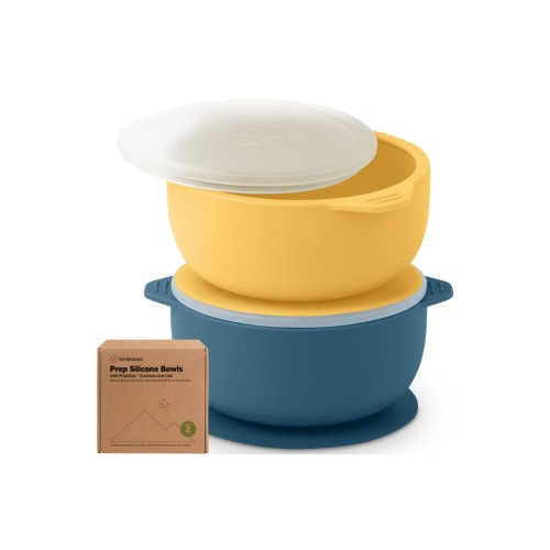 2-Pack Silicone Suction Bowls
