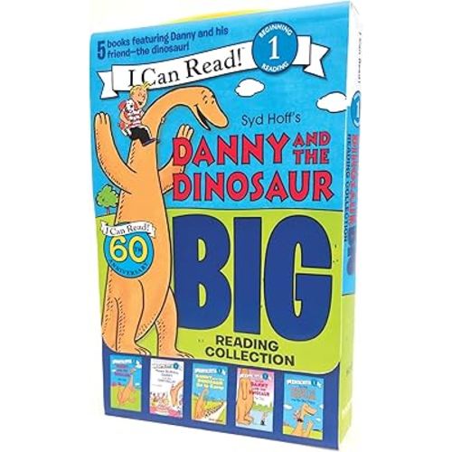 Danny and the Dinosaur: Big Reading Collection: A Box of 5 Books for Beginner Readers (I Can Read Level 1)