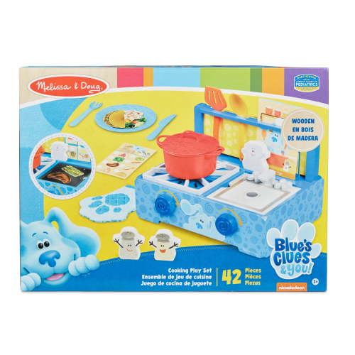 Melissa and Doug, Wooden Cooking Play Set, 42 Pieces, Multicolor
