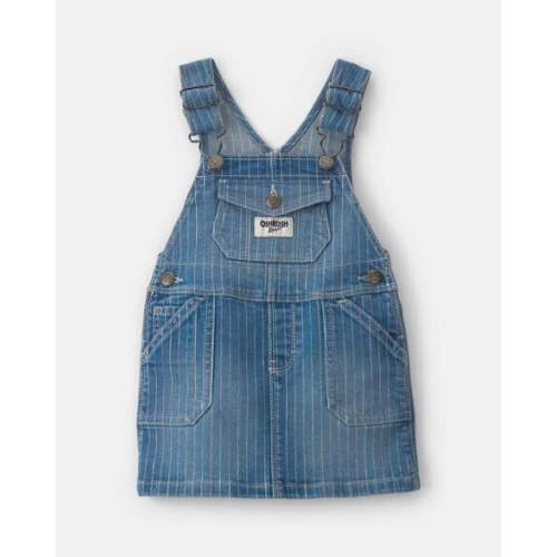 Baby Girl Rainbow Stripe Denim Skirtall - Medium Wash - OshKosh B'gosh | Carter's