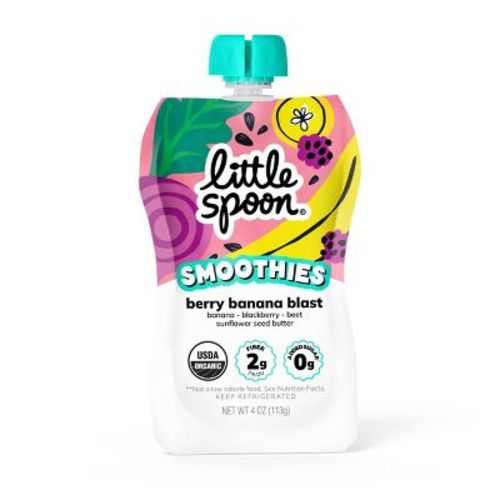 Little Spoon Berry Banana Blast Smoothie Pouch - 4oz