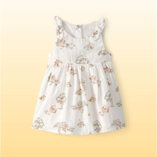 Baby Girl Disney© Winnie the Pooh Sleeveless Dress with Bows - White - OshKosh B'gosh | Carter's