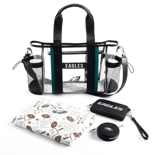 Philadelphia Eagles WEAR by Erin Andrews Clear Stadium Baby Bag