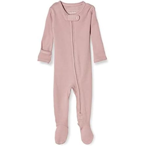 L'ovedbaby Unisex Organic Baby Zipper Footie