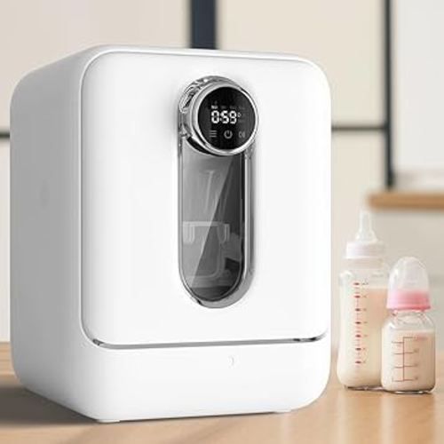 Advwin 3-in-1 Baby Bottle Washer - Sterilizer & Dryer Combo- All in One Bottle Washer Machine for All Bottles, Pump Parts & Baby Item Care - Save Time & Effort, for Easy Cleaning, White