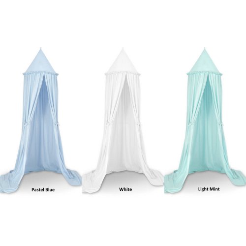 Cotton Canopy crib Canopy play, nursery canopy, canopy with mat , cozy nursery canopy , baldachin canopy Gray, Mustard Pink Blue