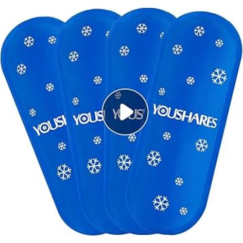 4 Pcs Small Breastmilk Ice Packs for Breastmilk Storage, Gel Ice Packs for Breast Milk Keeps Breast Milk Fresh, Perfect for Cooling Milk, Camping, Picnics, Lunchboxes or Injury Relief