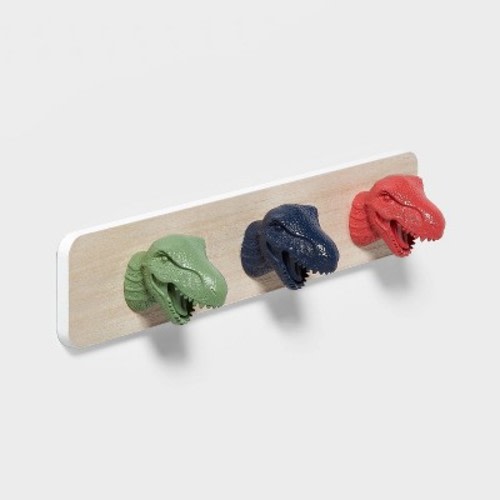 Dinosaur Hanging Kids' Wall Hooks - Pillowfort™