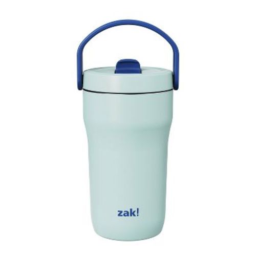 Zak Designs 14 fl oz Stainless Steel Sutton Vacuum Flex Grip Siply Tumbler - Icicle