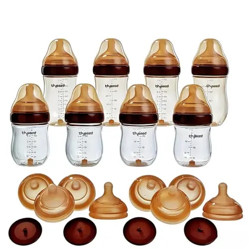 Thyseed Anti-colic Baby Bottle Starter Set for Newborns to 7 | Holiday Sales TikTok Shop