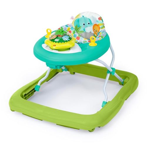 Bright Starts Wanderlights 2 Ways to Play Baby Walker, 10+ Melodies & Sounds, Light Up Spinning Toy, Ages 6 Months+