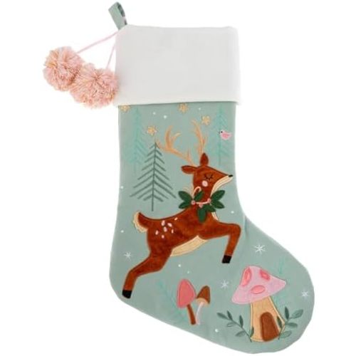 Stephen Joseph Kids Christmas & Holiday Stocking - Mantle Hanging Stocking for Personalization