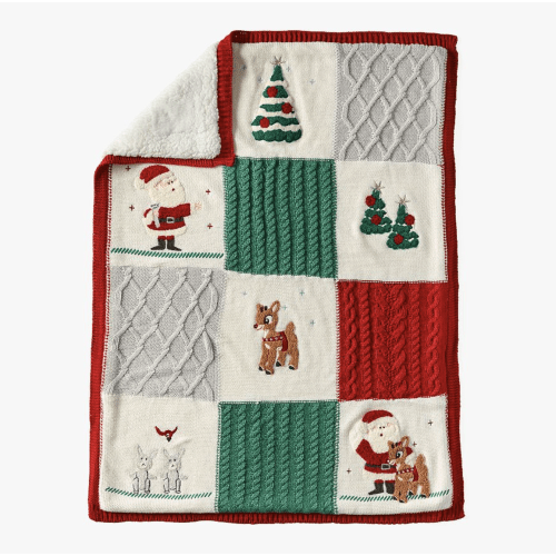 Christmas baby blanket