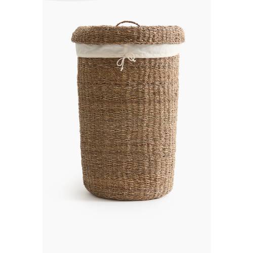 EXTRA-LARGE SEAGRASS LAUNDRY BASKET