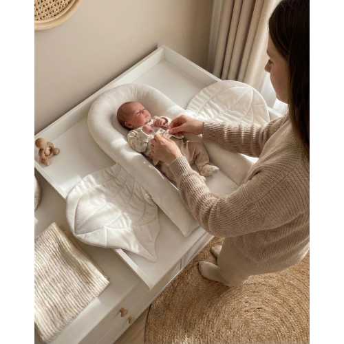 Baby Changing Mat for Tummy Time & Diaper Routine, Modern Nursery Essential, Newborn Gift